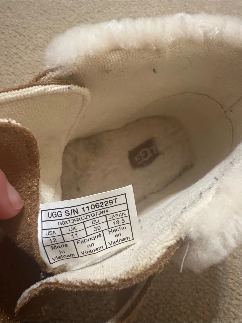 UGG soft suede